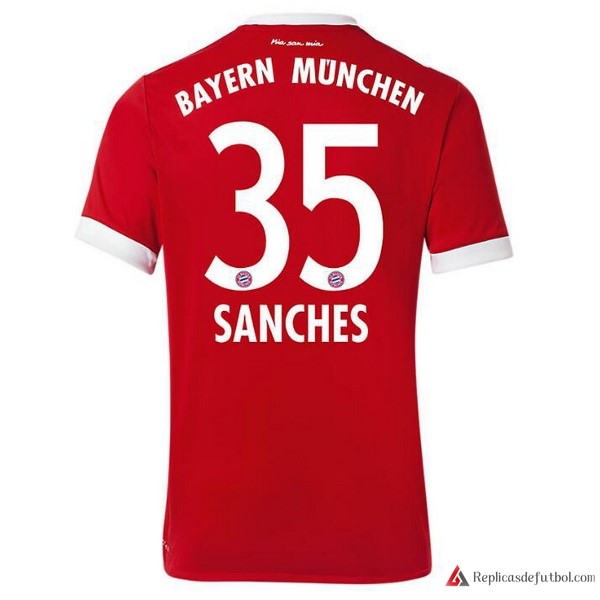 Camiseta Bayern Munich Primera equipación Sanches 2017-2018